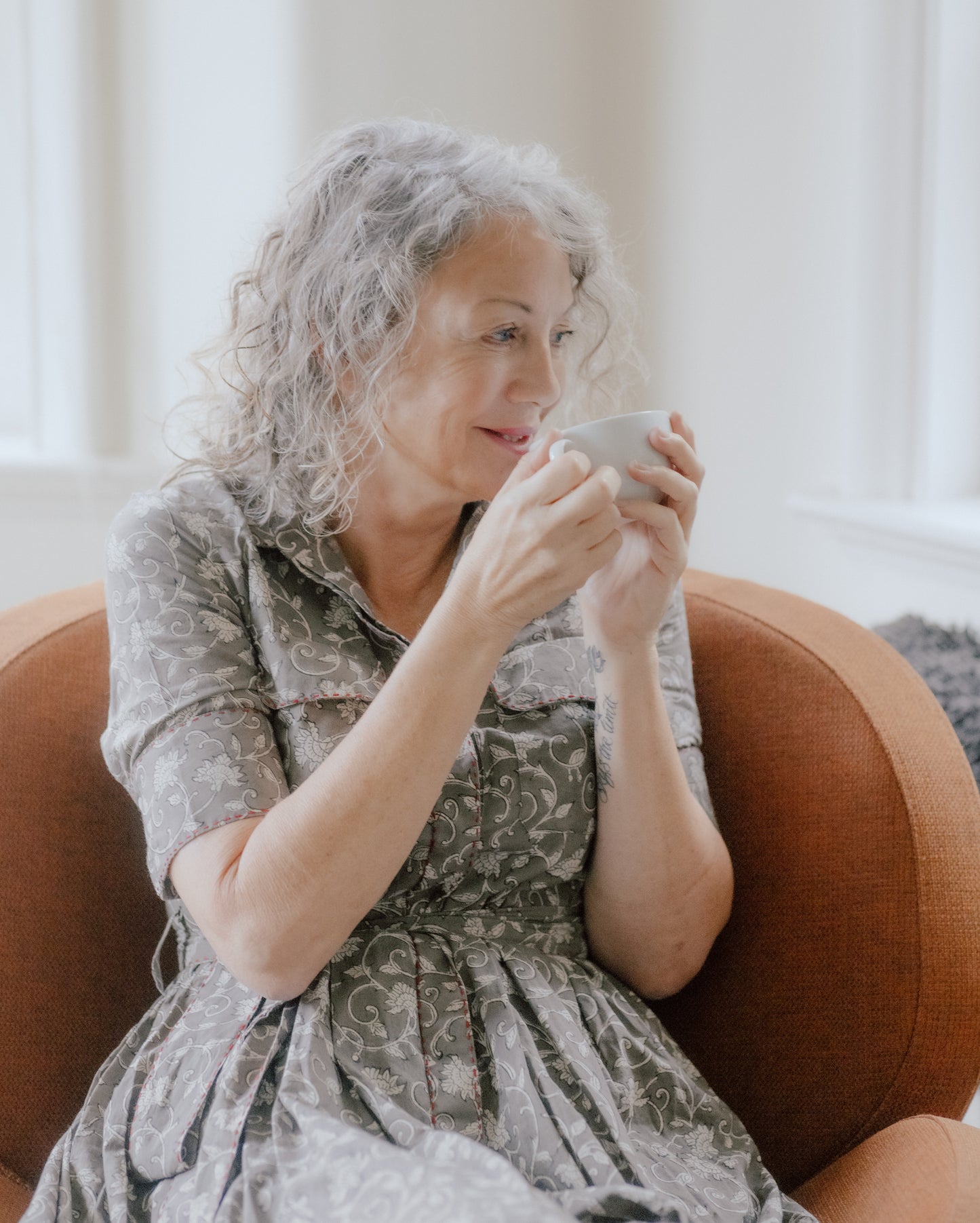 Divya Hand Block Printed Pure Cotton Dress