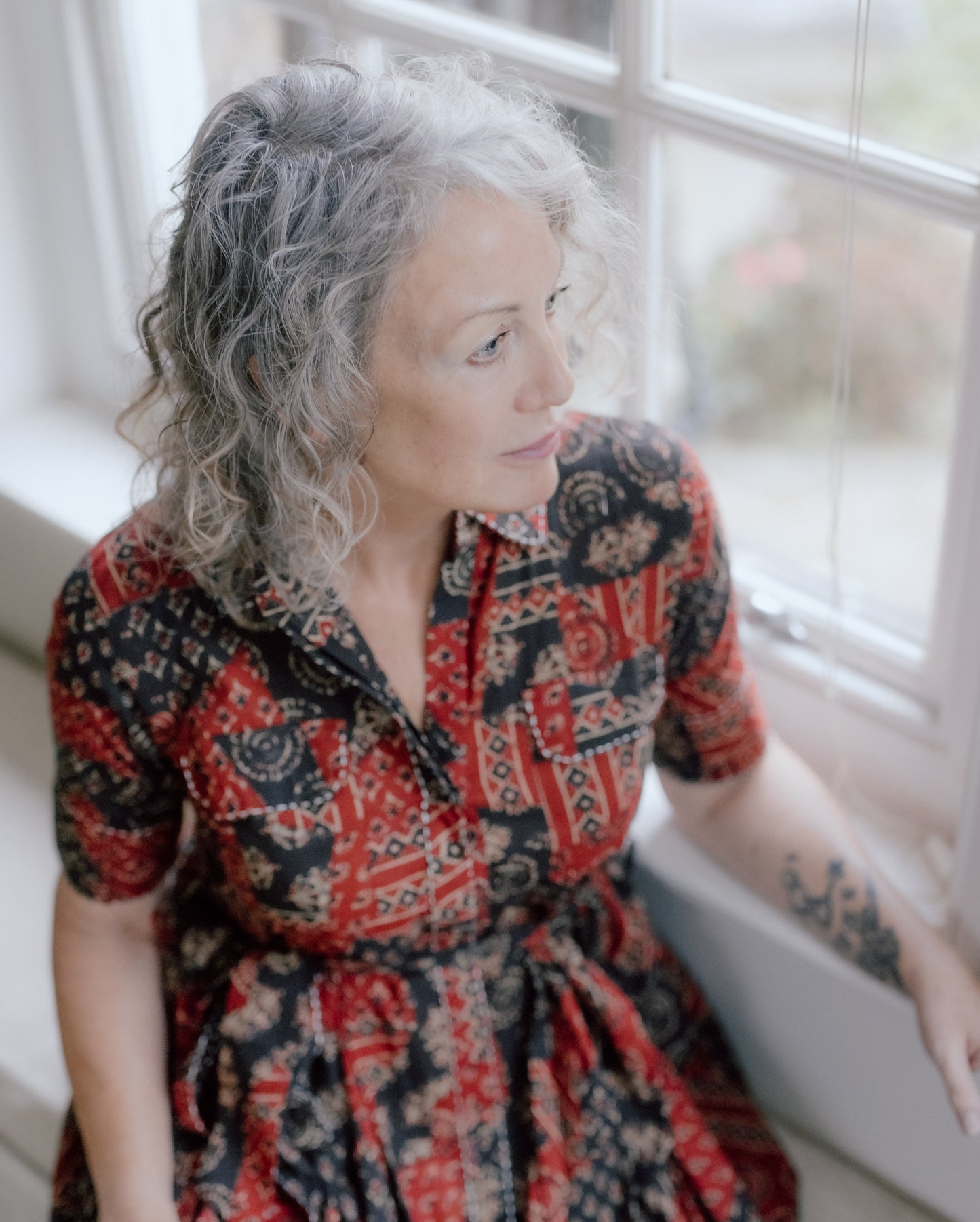 Ayra Hand Block Printed Pure Cotton Dress