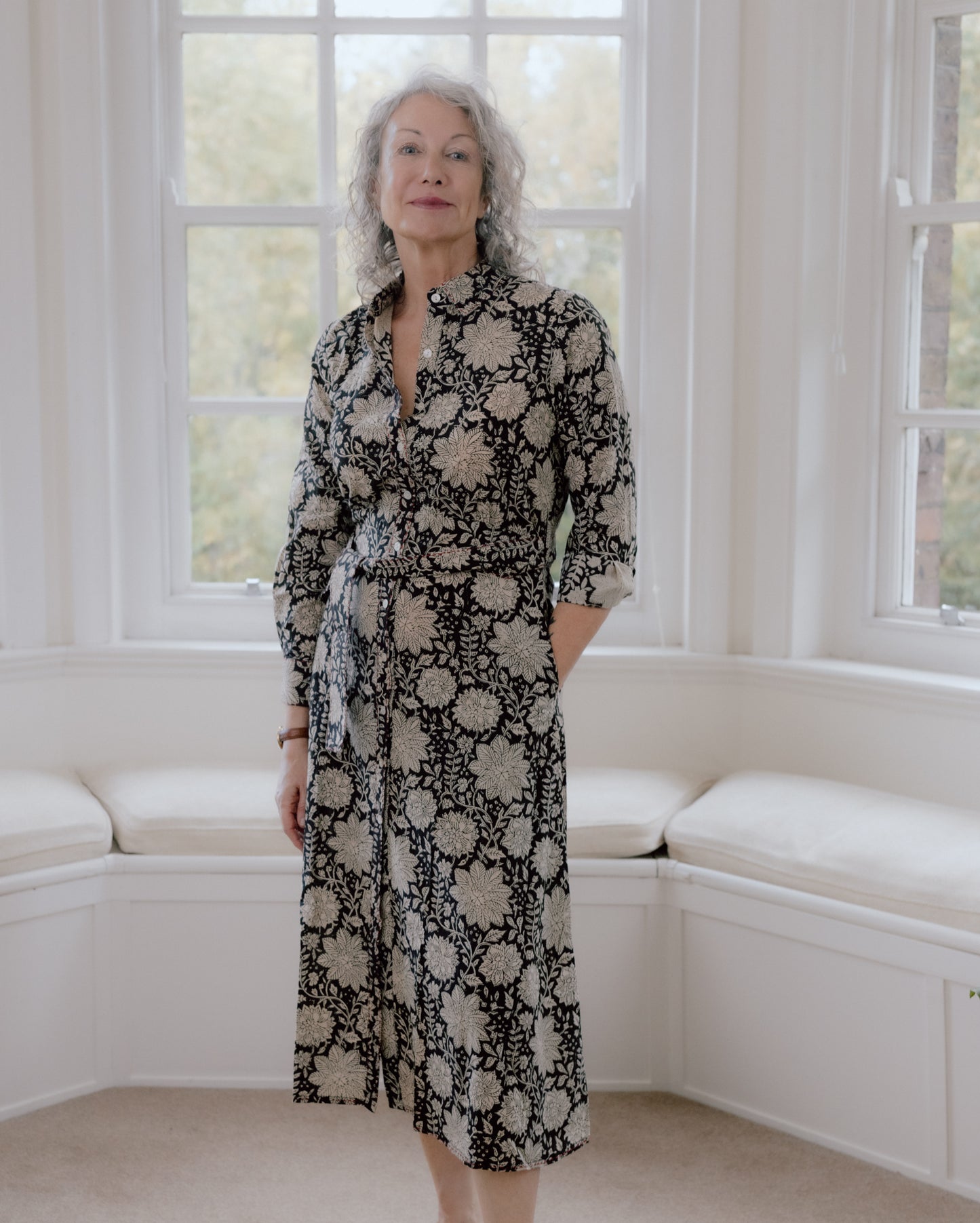 Anita Hand Block Printed Pure Cotton Dress