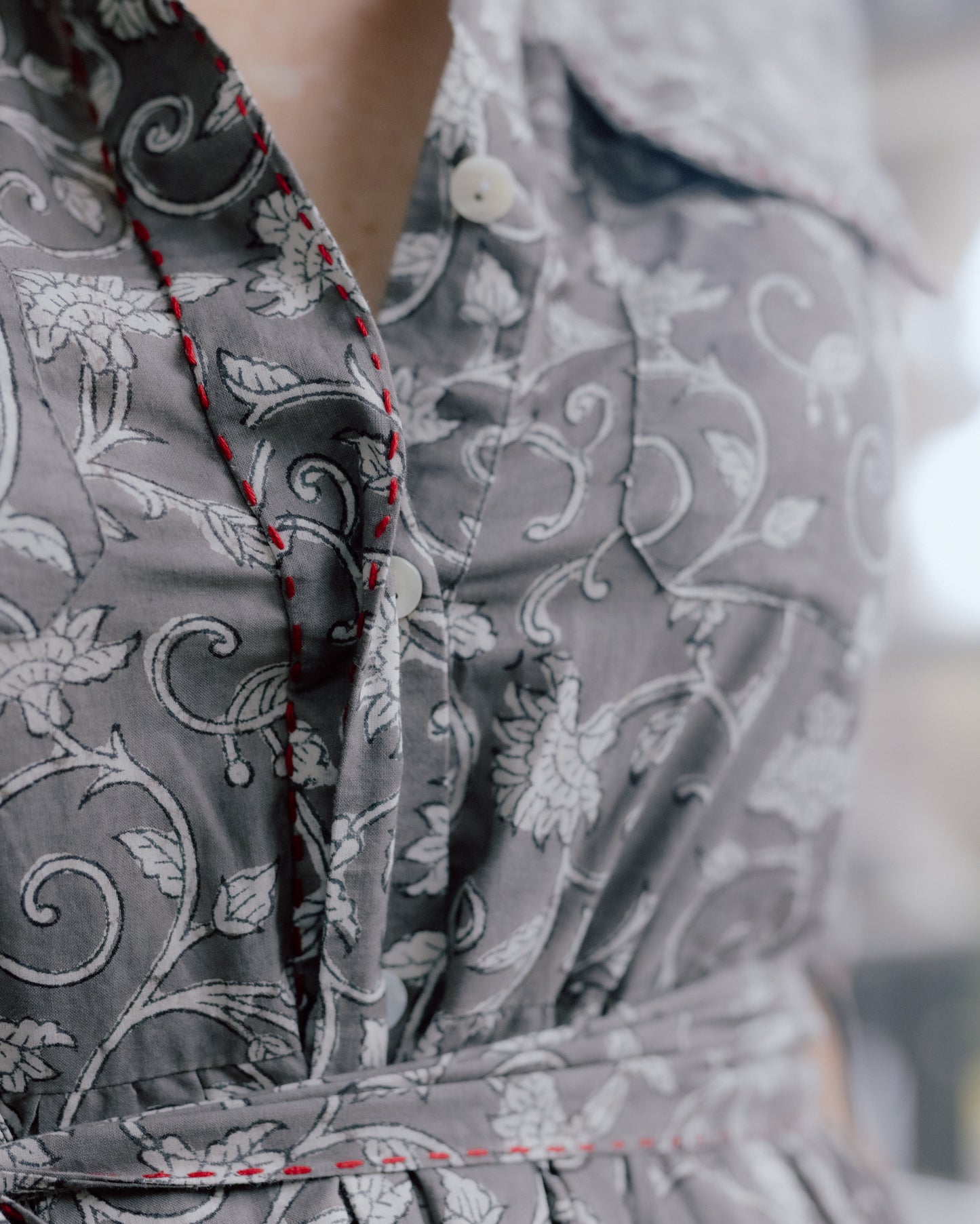 Divya Hand Block Printed Pure Cotton Dress