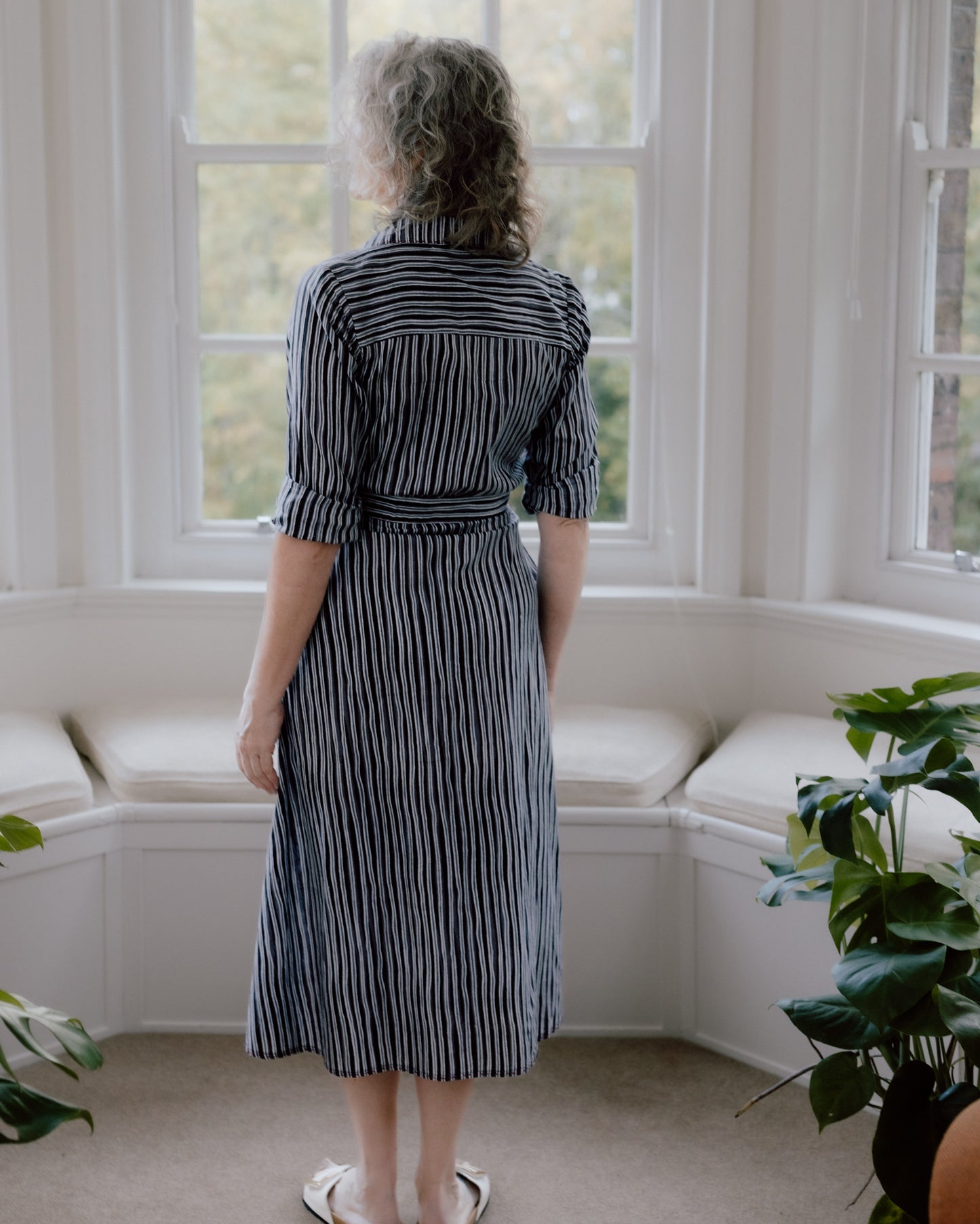 Natasha Hand Block Printed Pure Cotton Dress