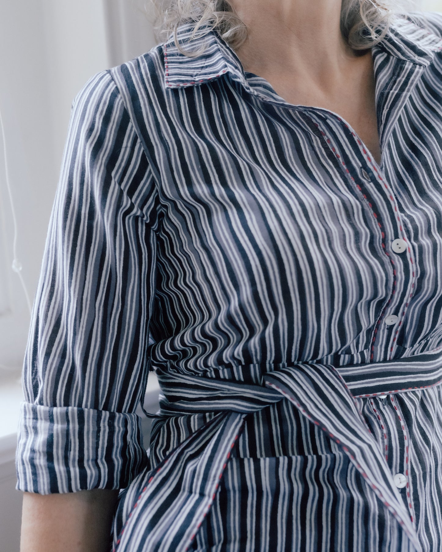 Natasha Hand Block Printed Pure Cotton Dress