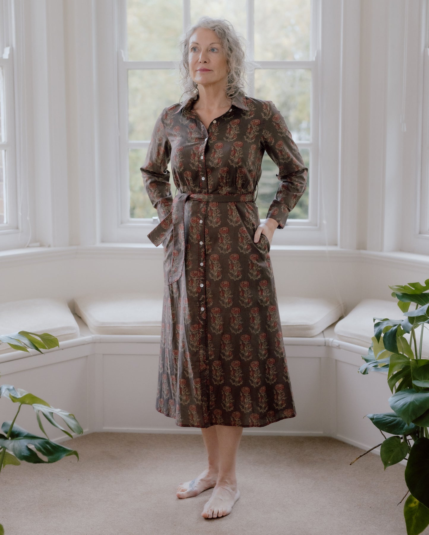 Jyoti Hand Block Printed Pure Cotton Dress