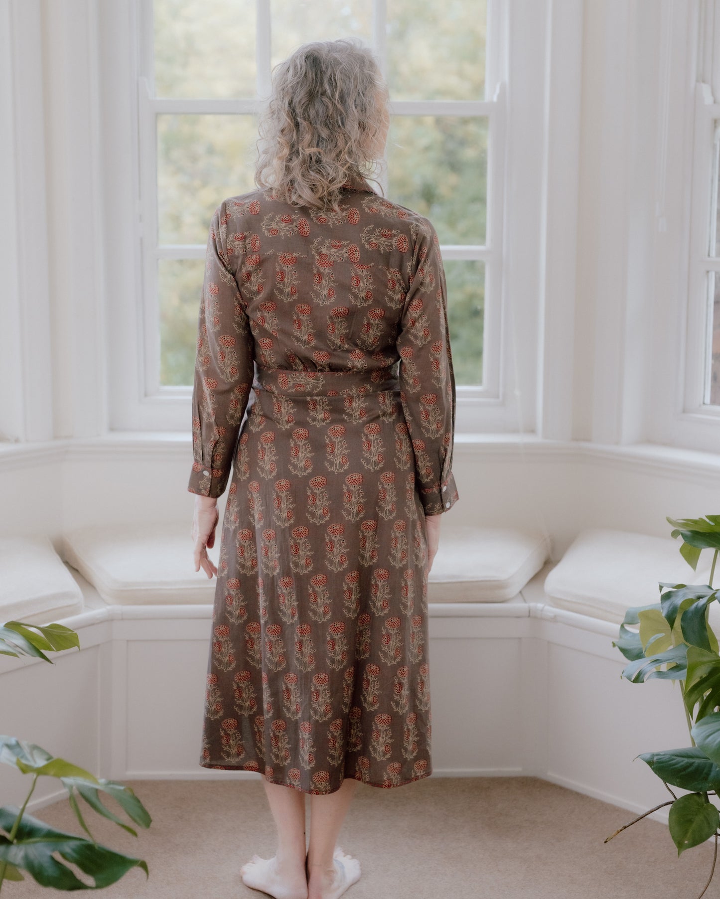 Jyoti Hand Block Printed Pure Cotton Dress