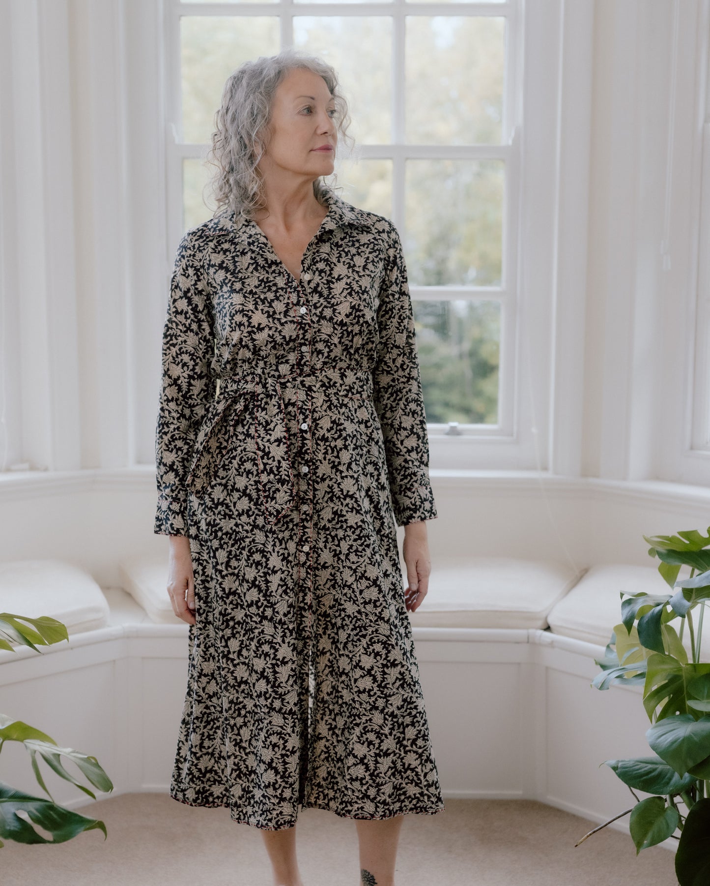 Ayesha Hand Block Printed Pure Cotton Dress