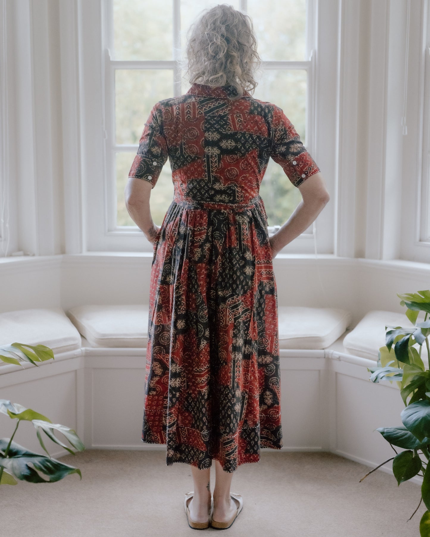 Ayra Hand Block Printed Pure Cotton Dress