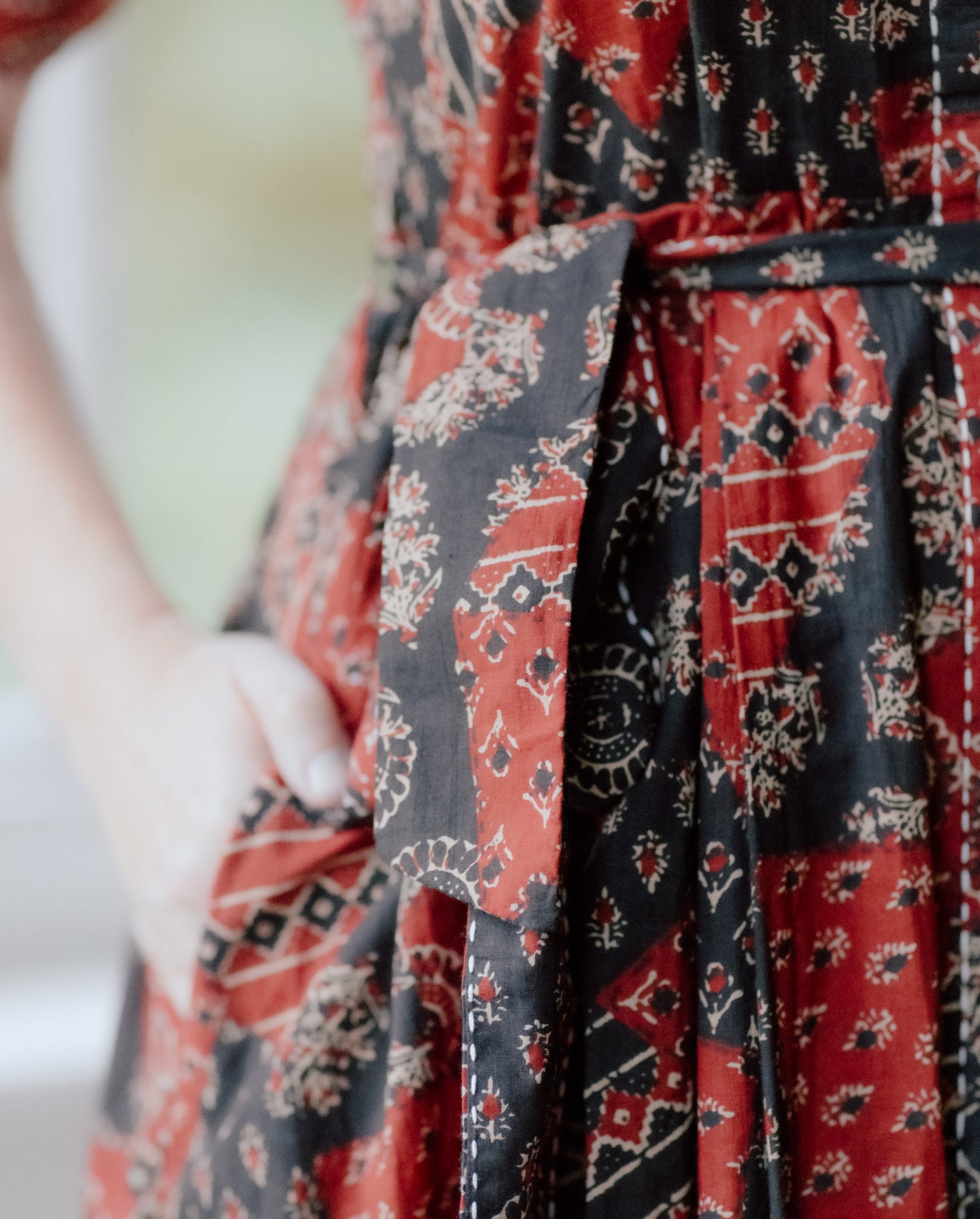 Ayra Hand Block Printed Pure Cotton Dress