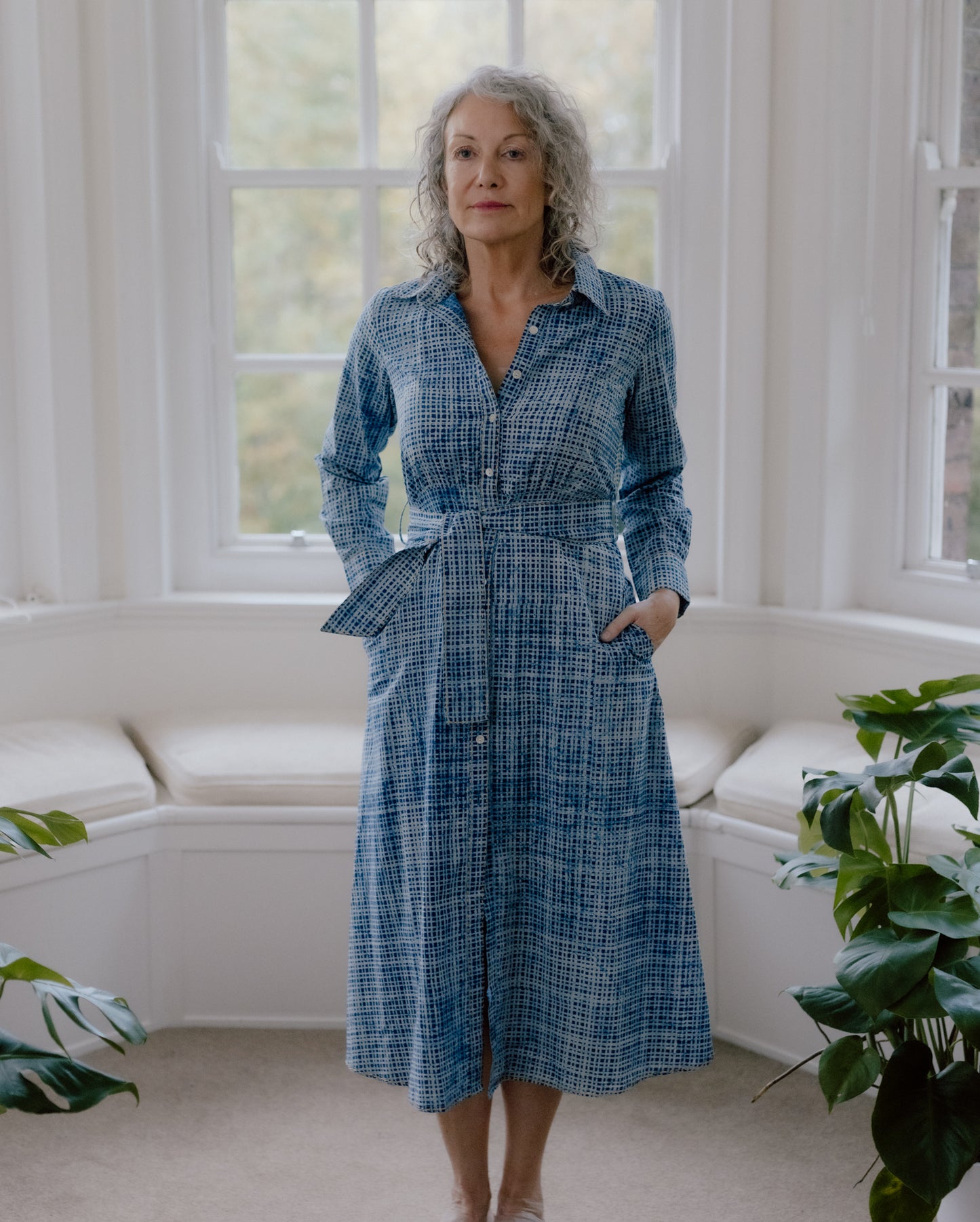 Shreya Hand Block Printed Pure Cotton Dress