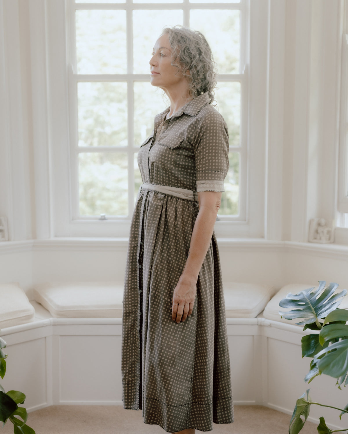 Trinetra Hand Block Printed Pure Cotton Dress