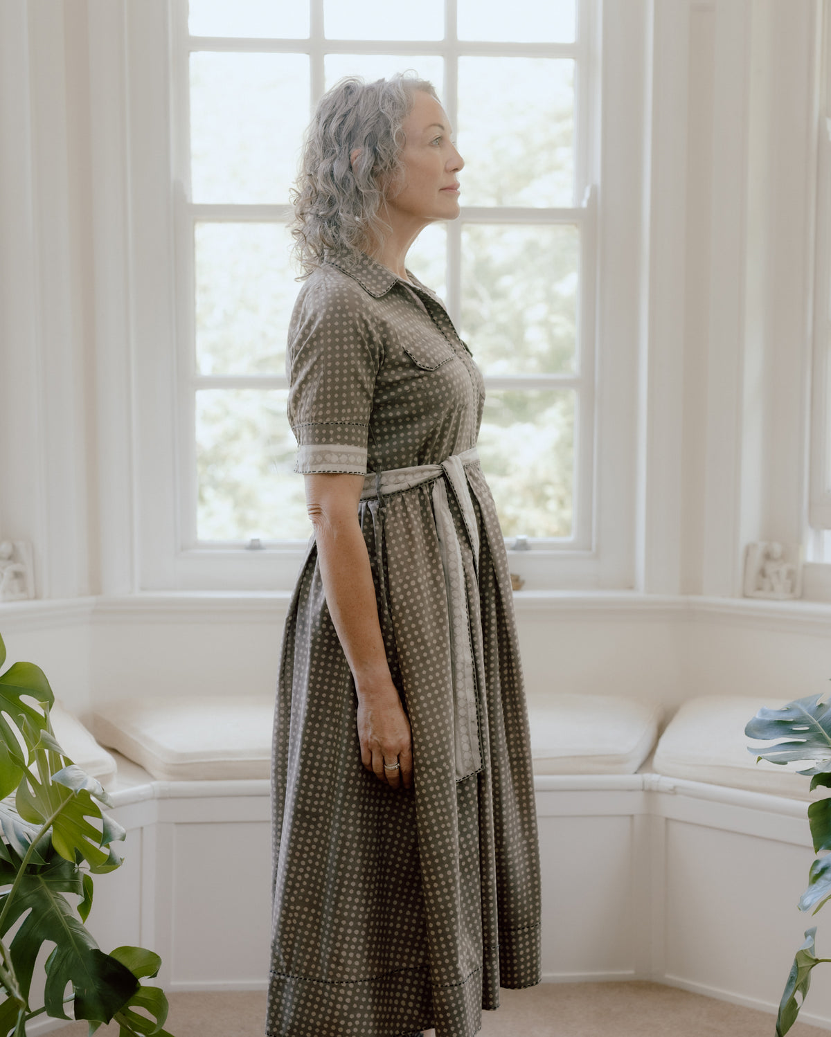 Trinetra Hand Block Printed Pure Cotton Dress