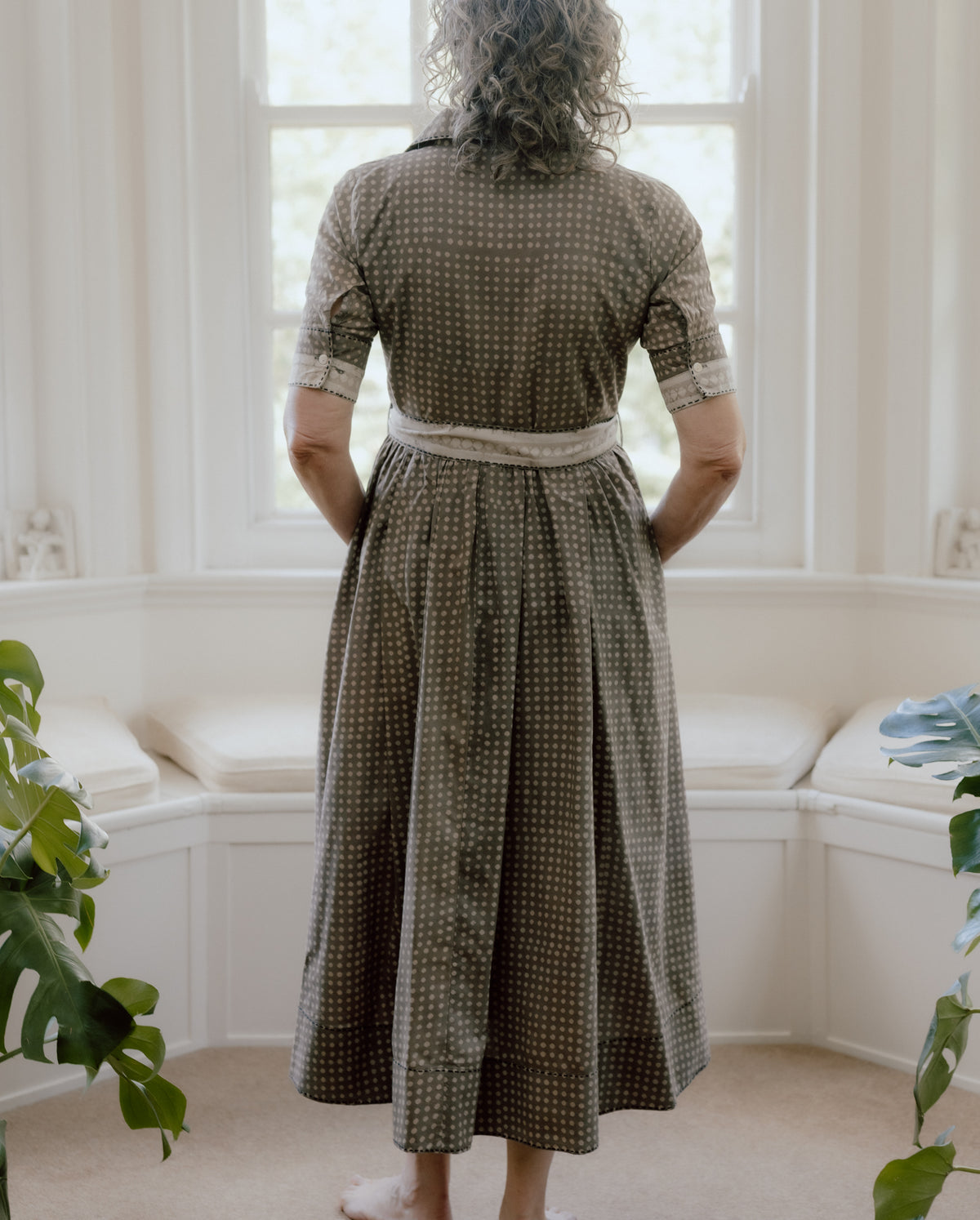Trinetra Hand Block Printed Pure Cotton Dress