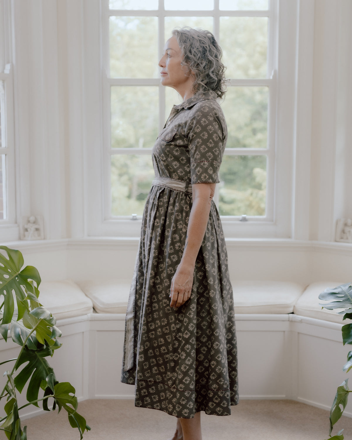 Nimisha Hand Block Printed Pure Cotton Dress