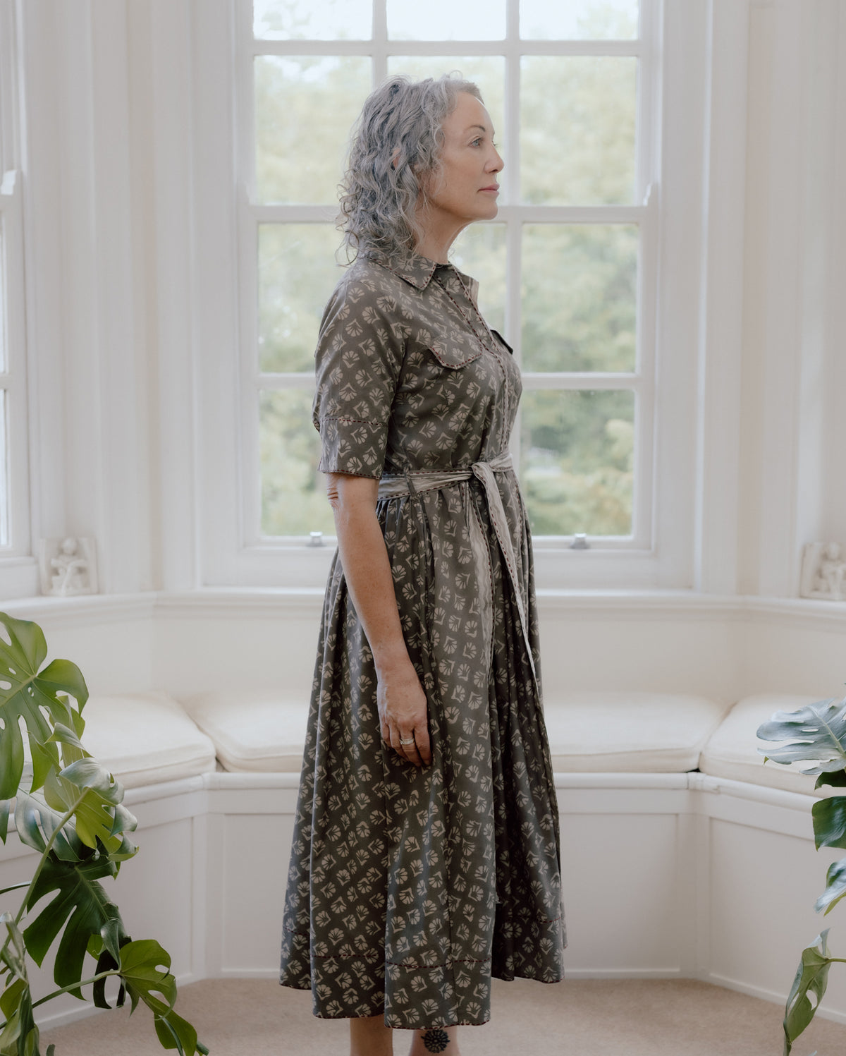 Nimisha Hand Block Printed Pure Cotton Dress