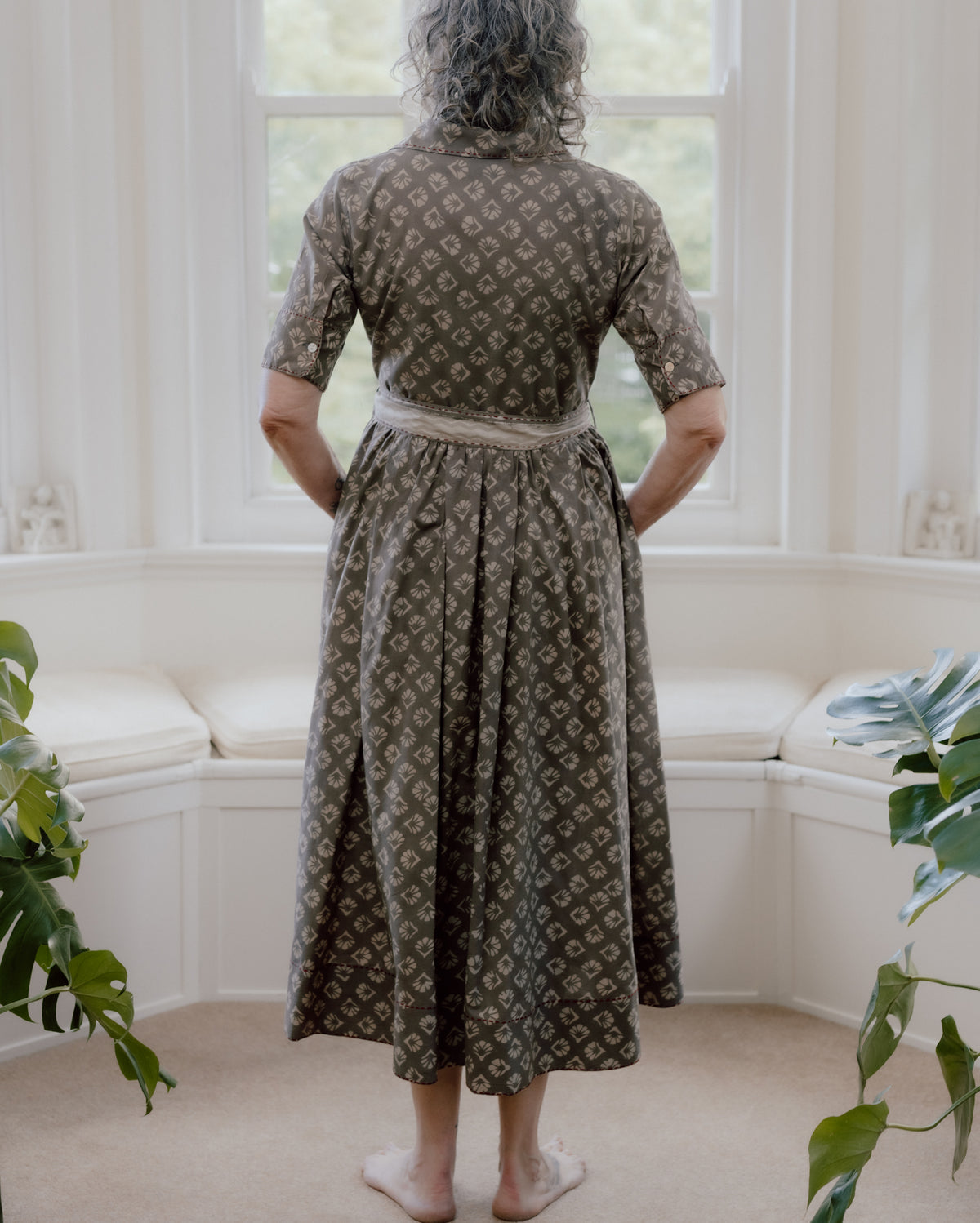 Nimisha Hand Block Printed Pure Cotton Dress