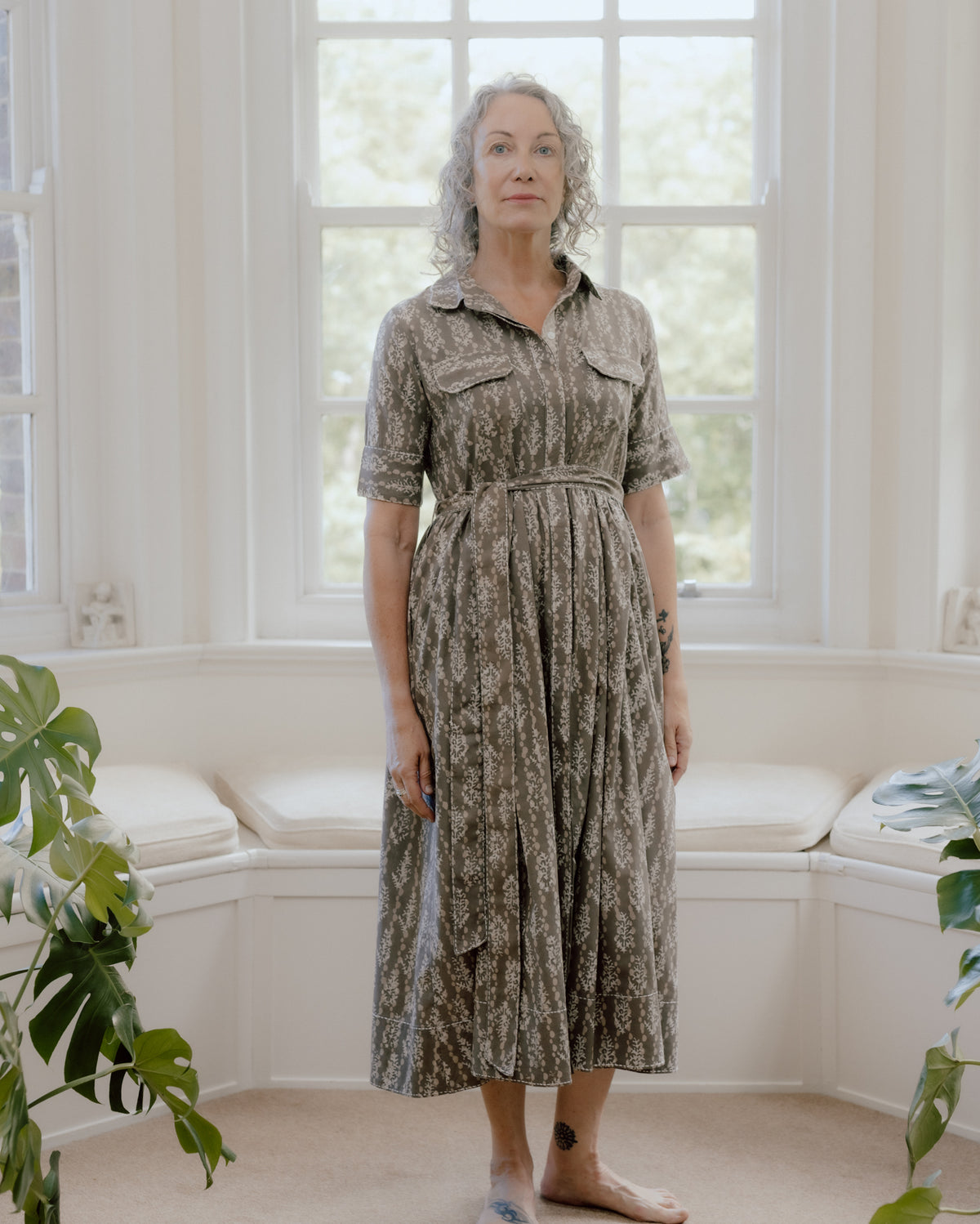 Kiran Hand Block Printed Pure Cotton Dress