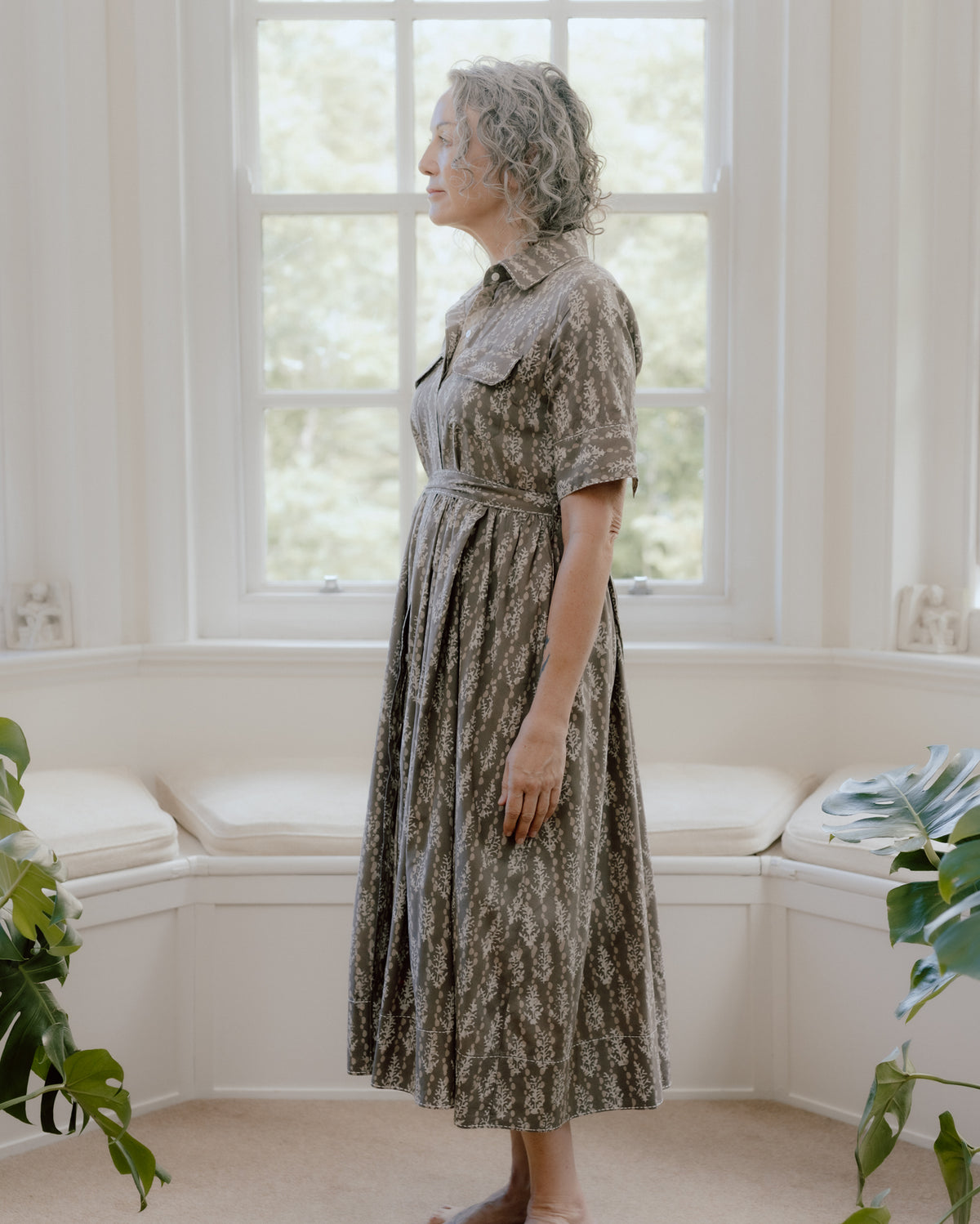 Kiran Hand Block Printed Pure Cotton Dress