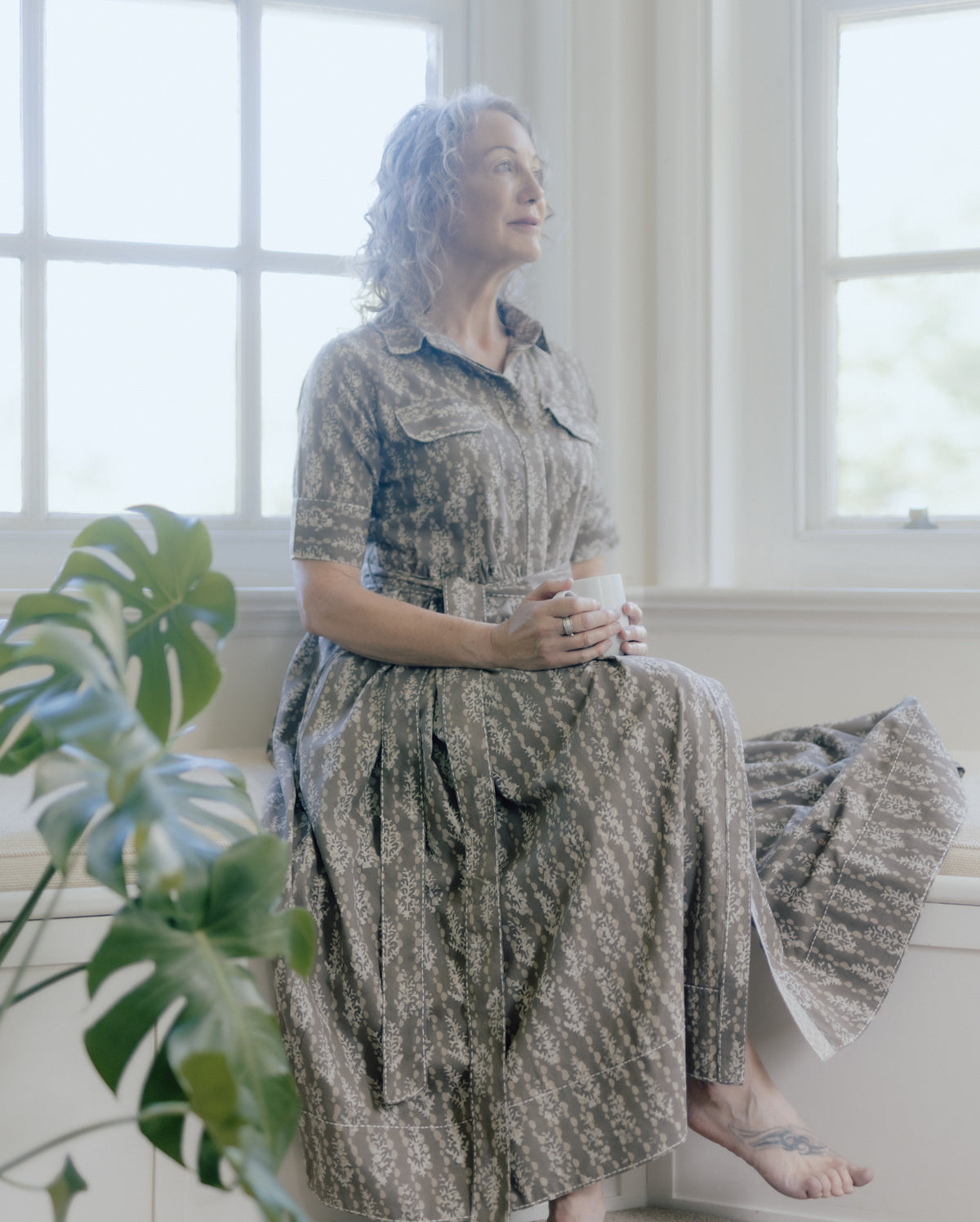 Kiran Hand Block Printed Pure Cotton Dress