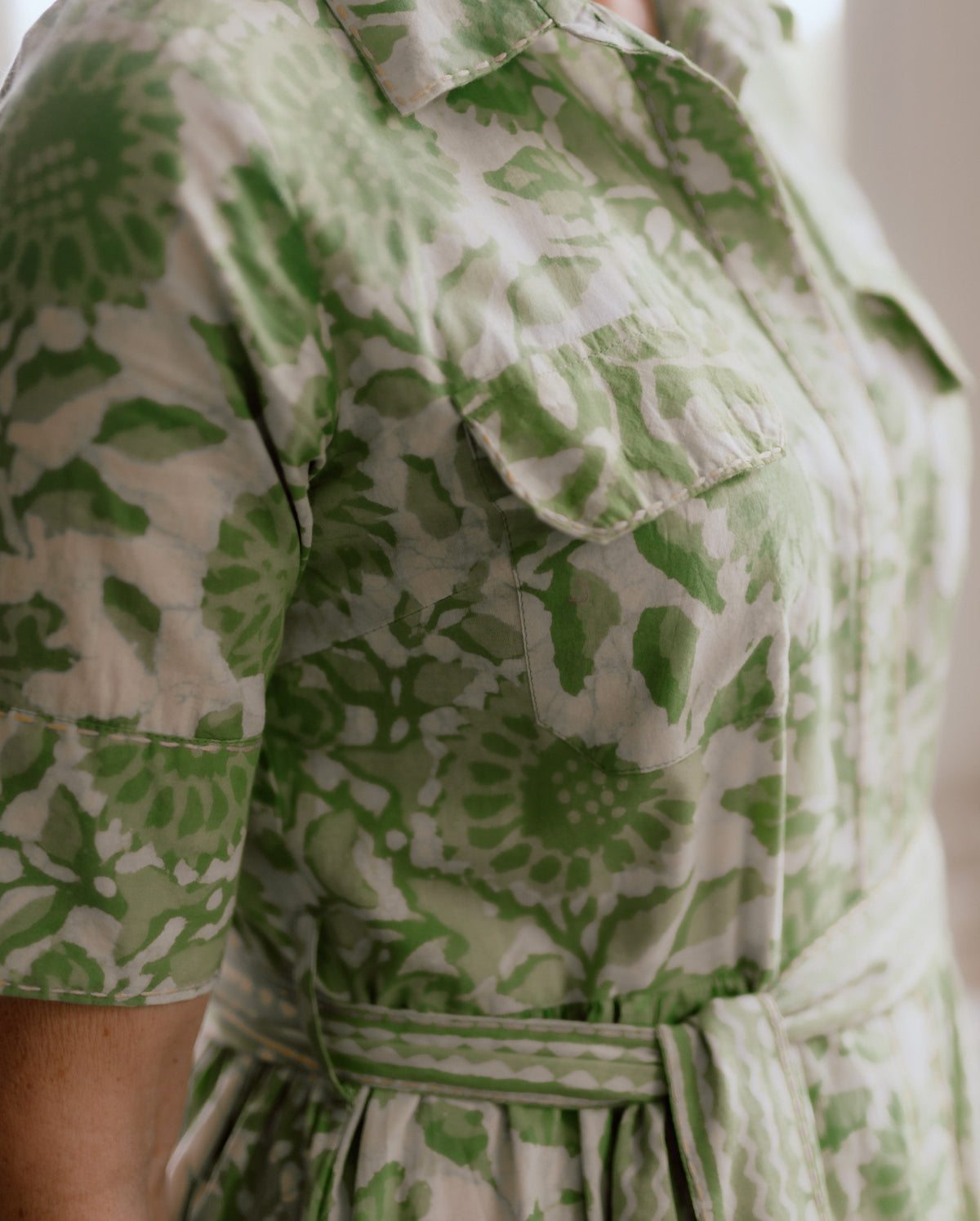 Aarohi Hand Block Printed Pure Cotton Dress