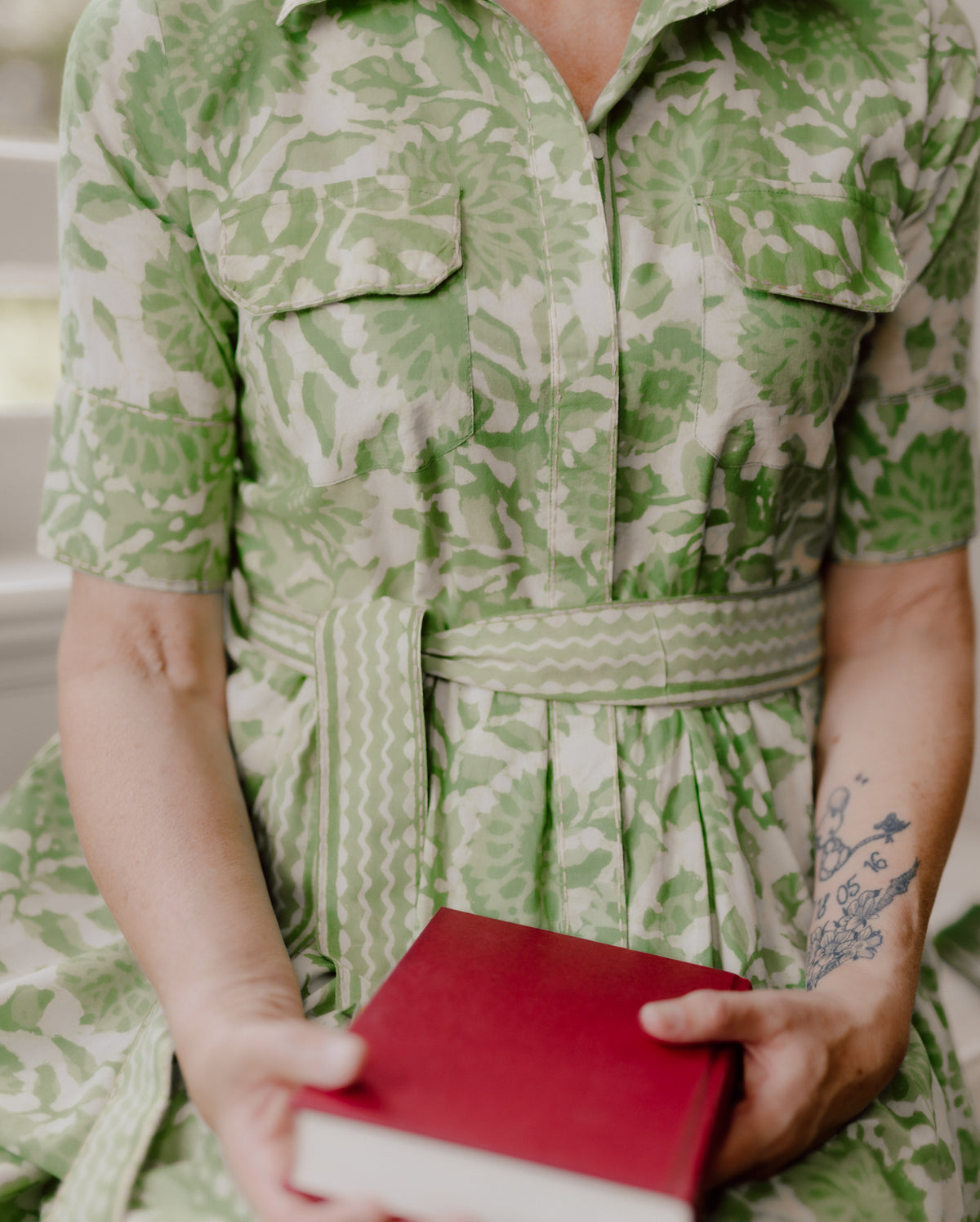 Aarohi Hand Block Printed Pure Cotton Dress