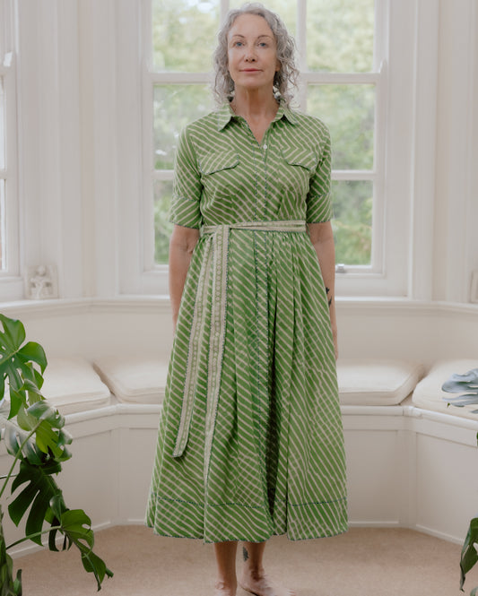Namrata Hand Block Printed Pure Cotton Dress