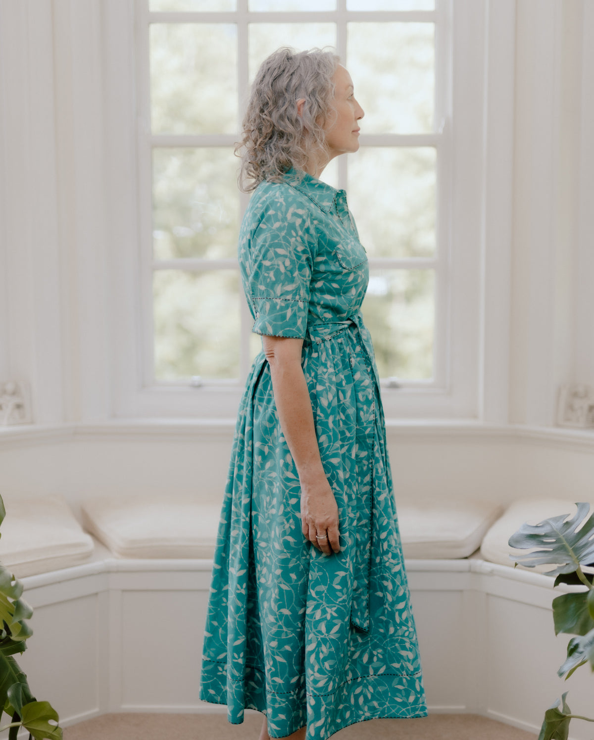 Deepti Hand Block Printed Pure Cotton Dress