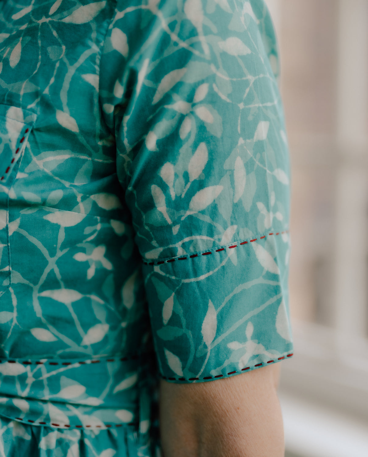 Deepti Hand Block Printed Pure Cotton Dress