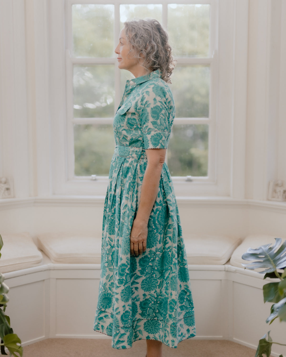 Dana Hand Block Printed Pure Cotton Dress