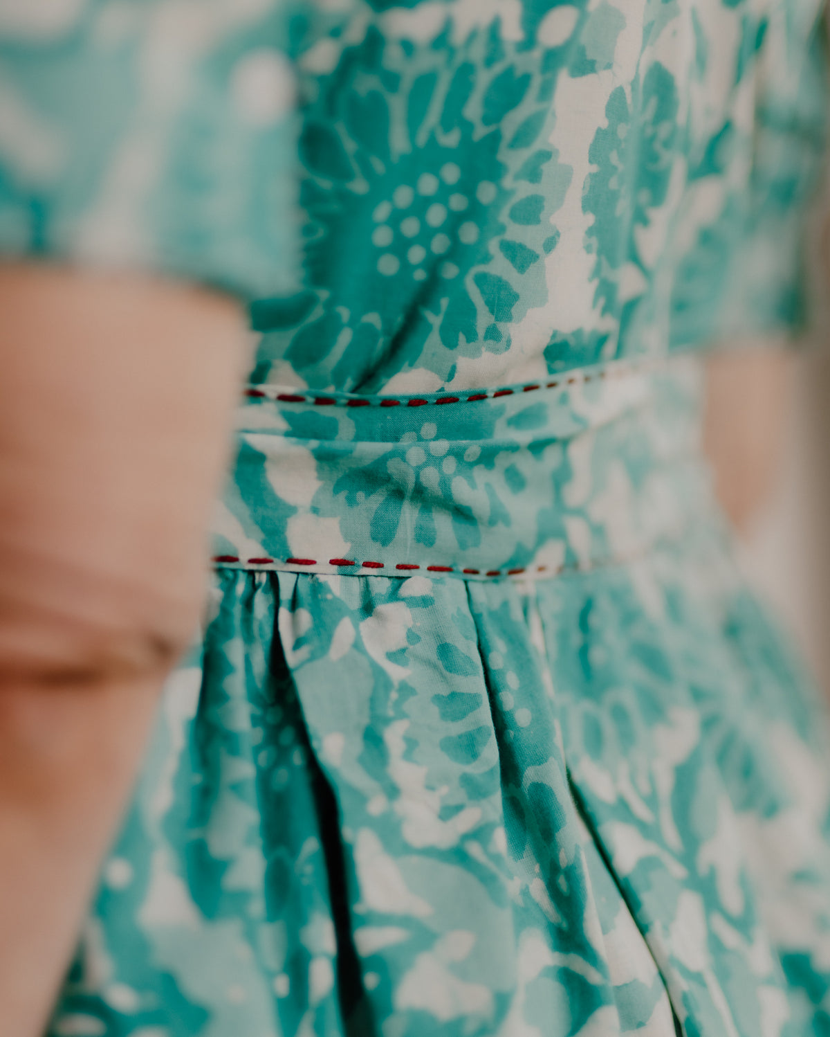 Dana Hand Block Printed Pure Cotton Dress