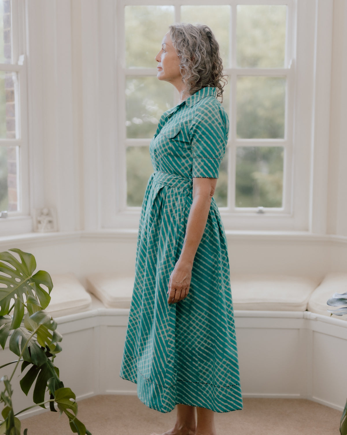 Parineeta Hand Block Printed Pure Cotton Dress