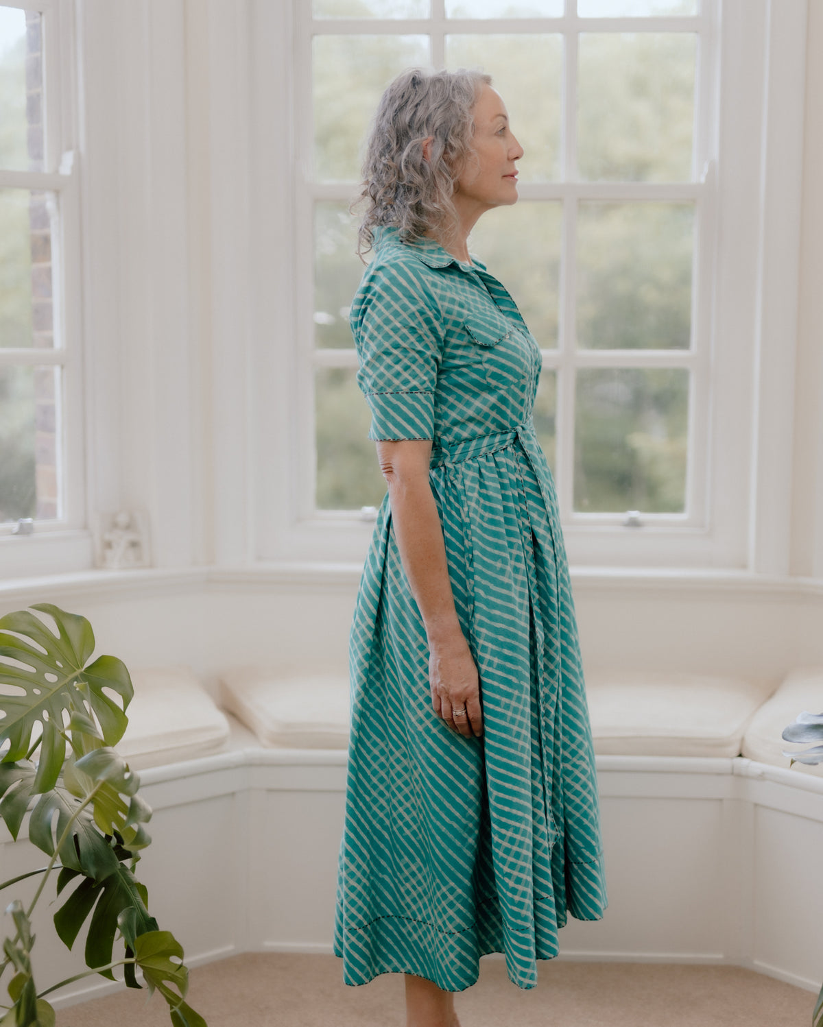 Parineeta Hand Block Printed Pure Cotton Dress