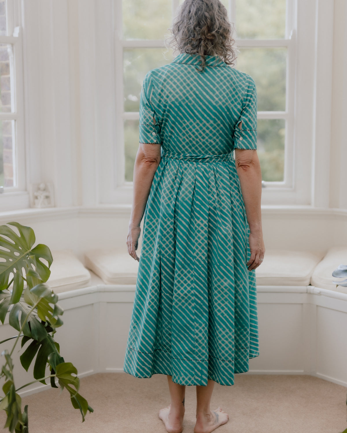 Parineeta Hand Block Printed Pure Cotton Dress