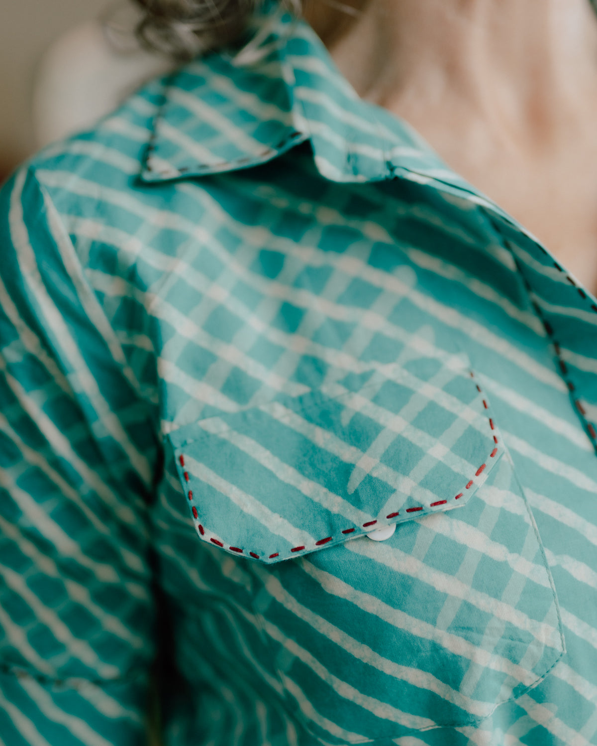 Parineeta Hand Block Printed Pure Cotton Dress