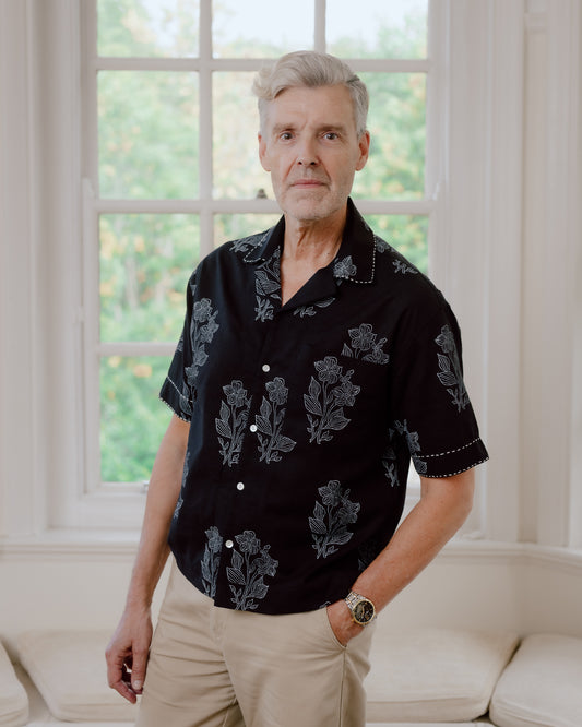 Harry Hand Block Printed Pure Cotton Shirt