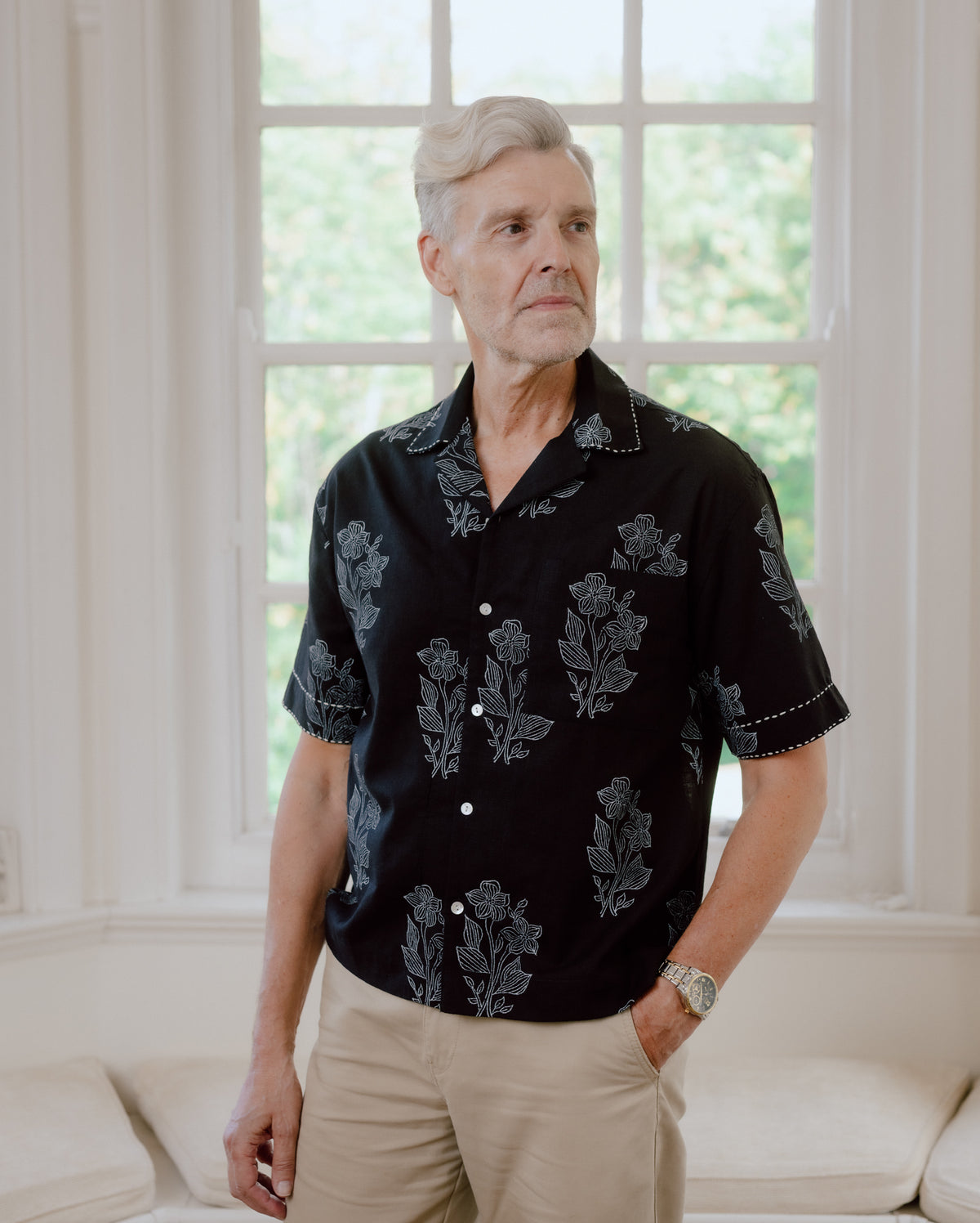 Harry Hand Block Printed Pure Cotton Shirt