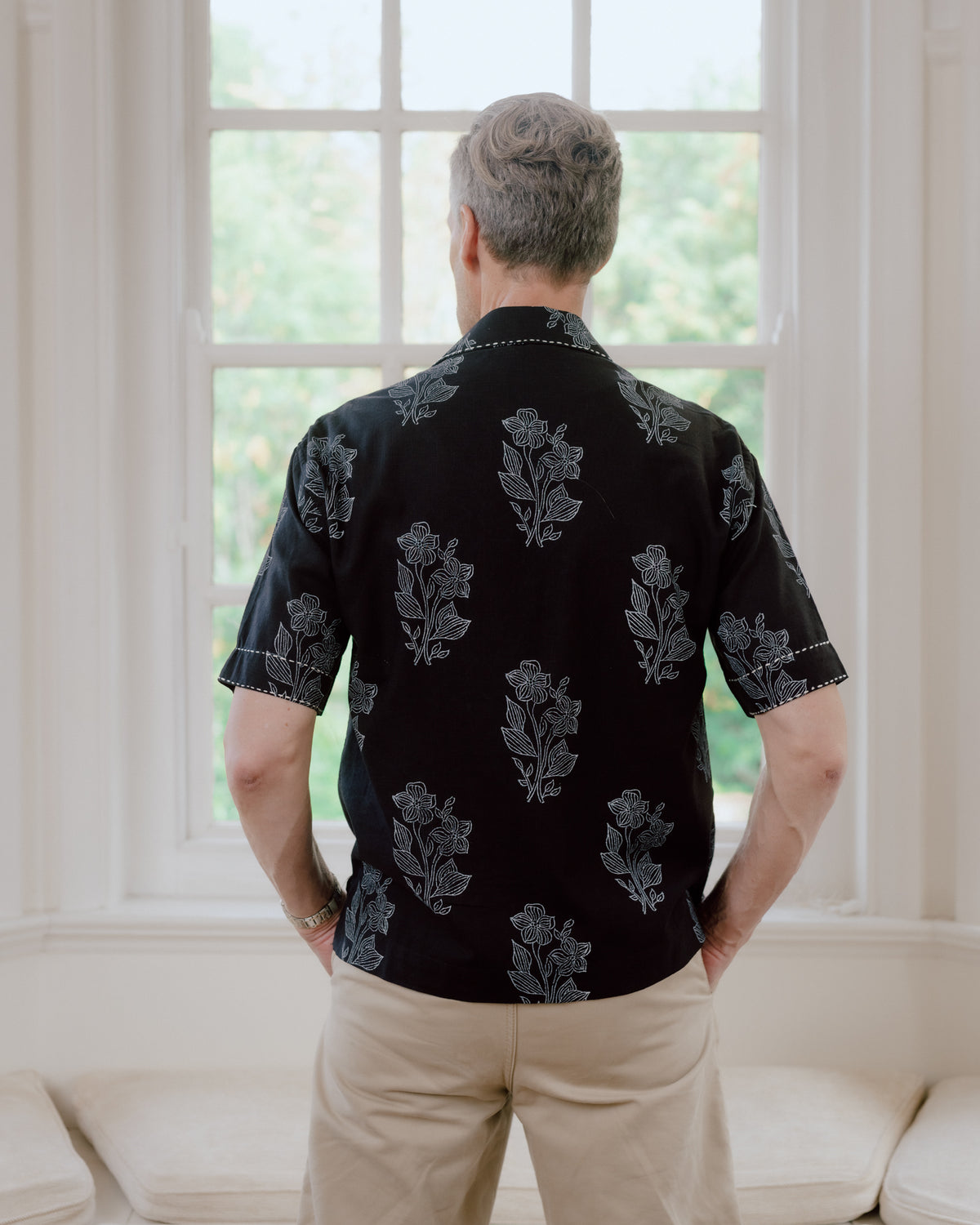 Harry Hand Block Printed Pure Cotton Shirt
