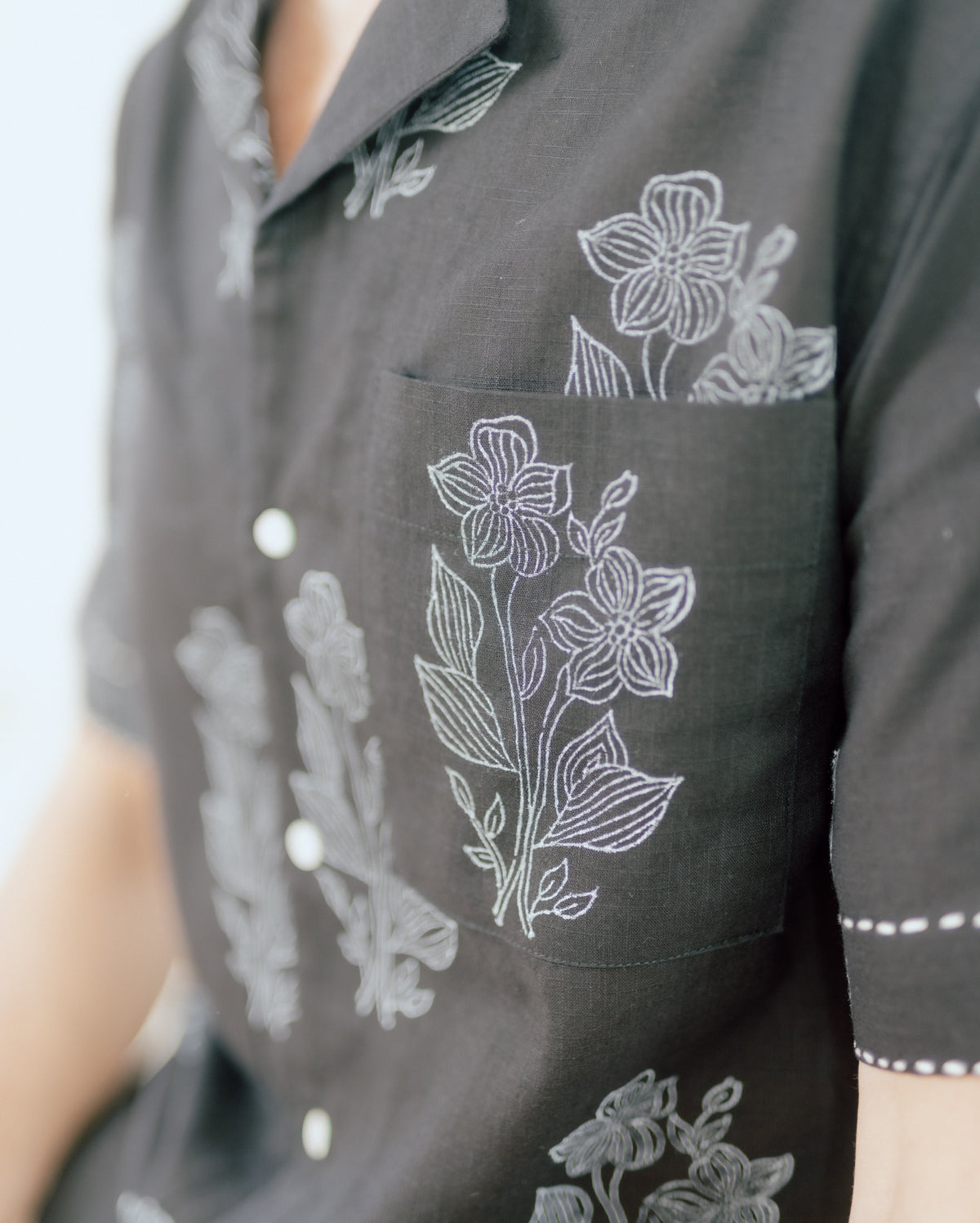 Harry Hand Block Printed Pure Cotton Shirt