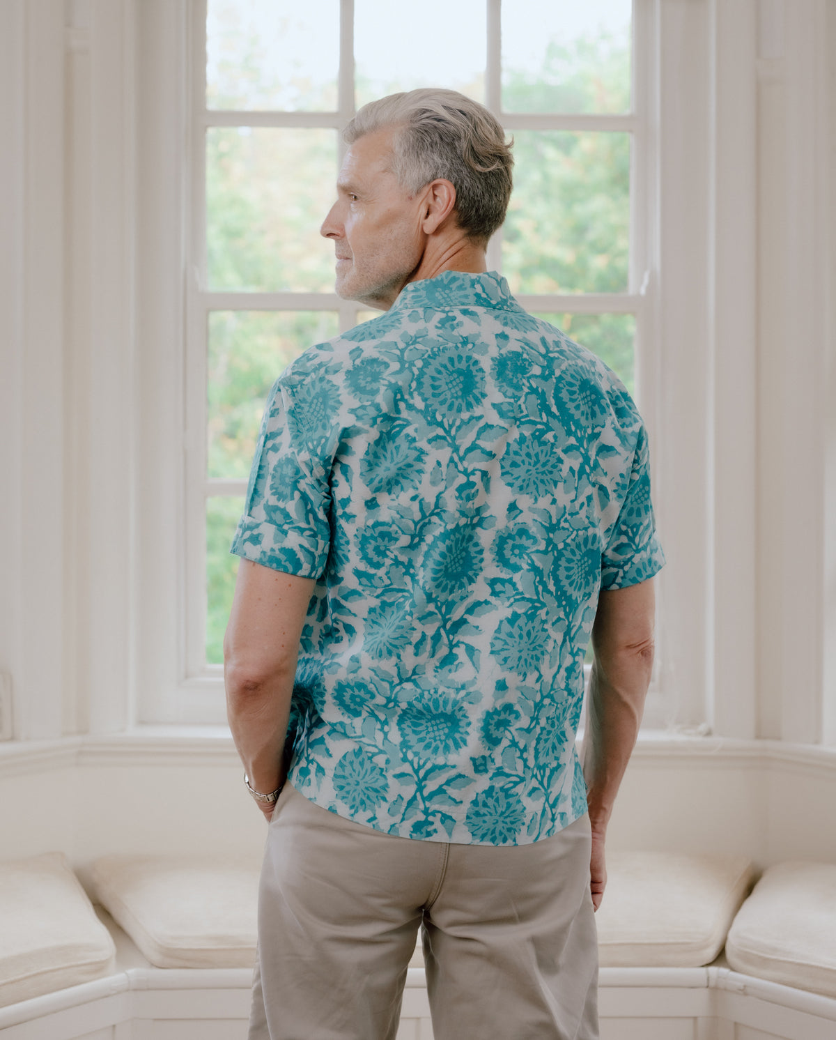 Pranav Hand Block Printed Pure Cotton Shirt