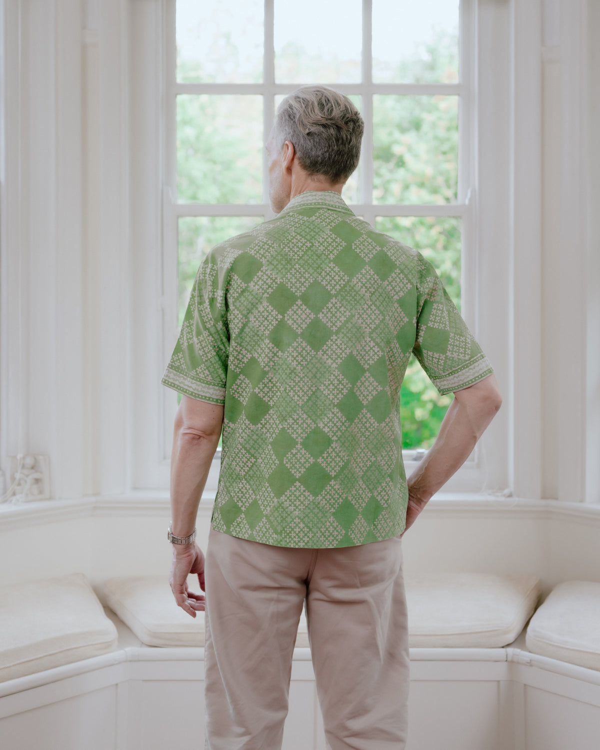 Oliver Hand Block Printed Pure Cotton Shirt