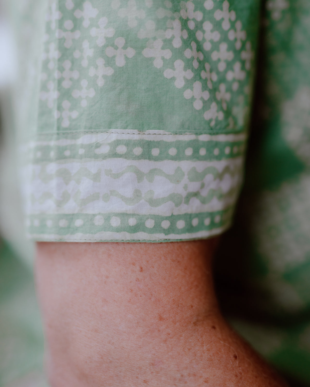 Oliver Hand Block Printed Pure Cotton Shirt