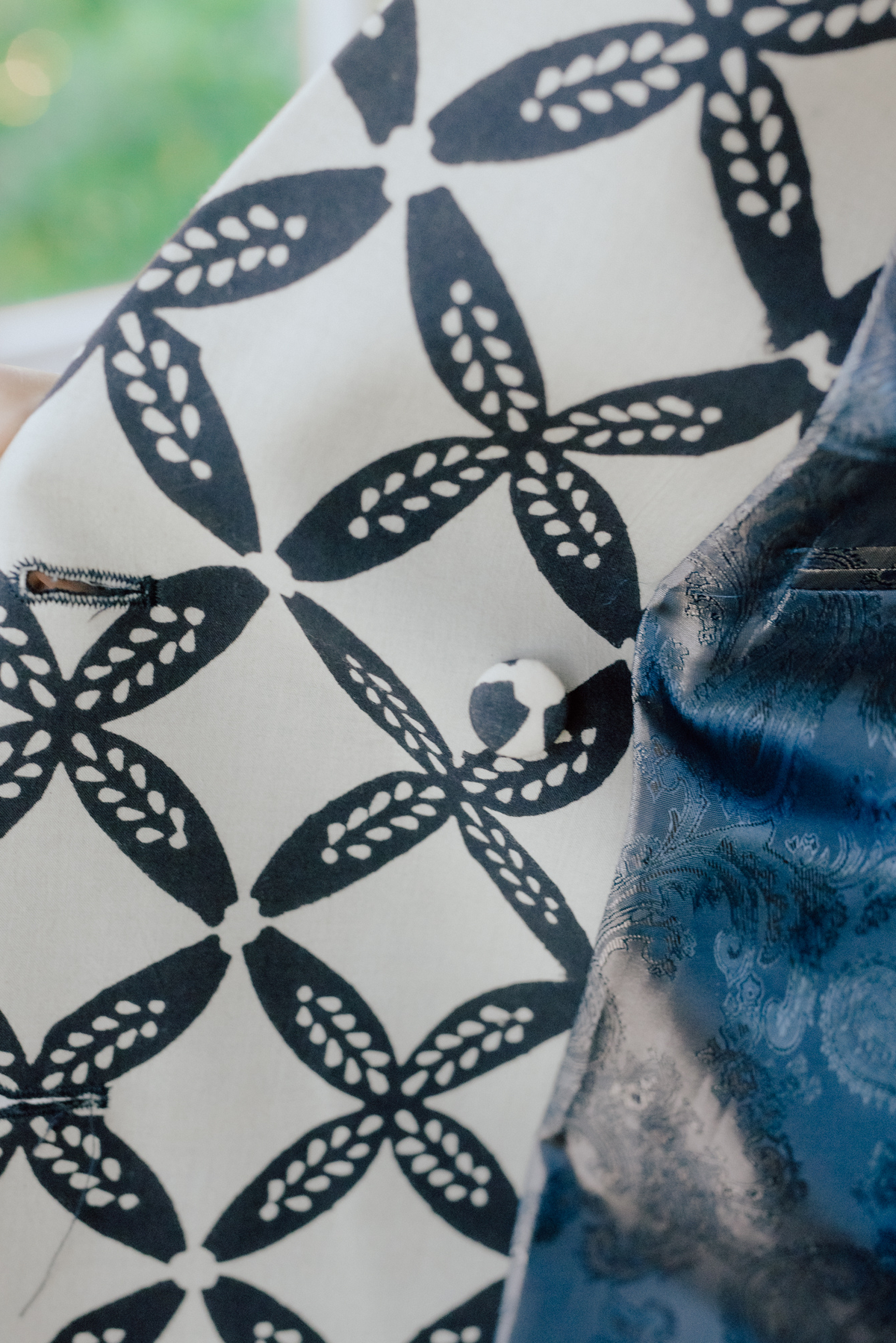 Arya Hand Block Printed Trench Coat