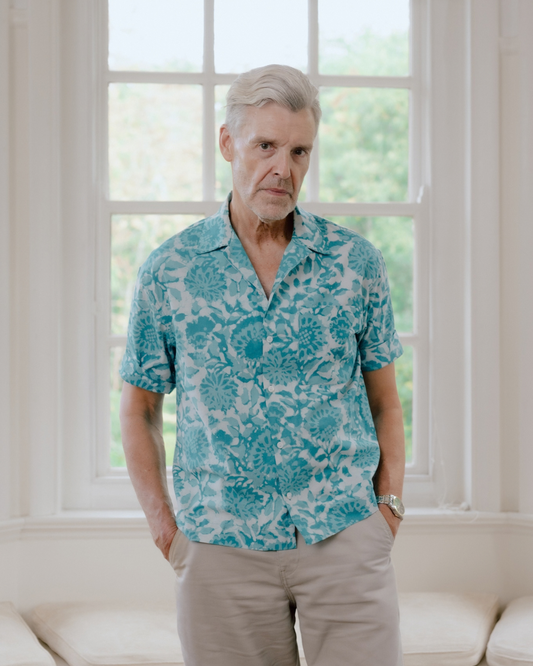 Pranav Hand Block Printed Pure Cotton Shirt